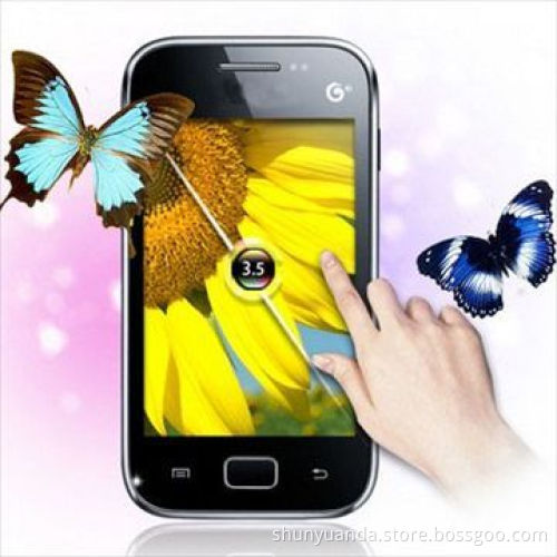Mobile phone with 800MHz CPU, 4GB ROM, 1300mAh Battery, Weighs 118g, Android 2.3 OS